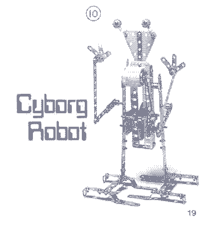 Robot cyborg de meccano