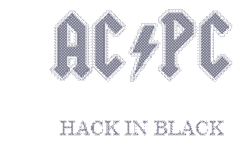 AC/PC Hack in black